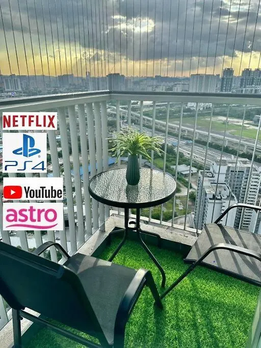 Sunset View At Modern Home Kuala Lumpur Apartman